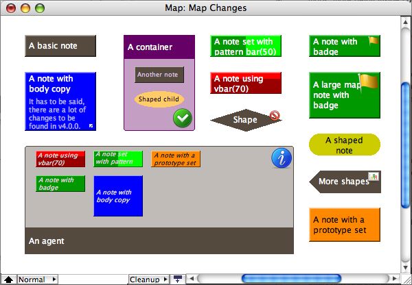 Displaying body copy