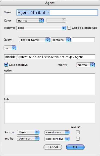 Rename Agent dialog Rename Agent dialog