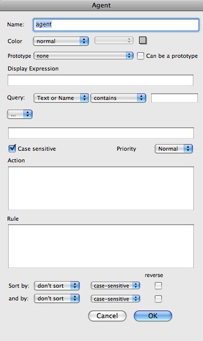 Rename Agent dialog Rename Agent dialog