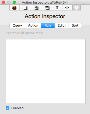 Action Inspector Action Inspector