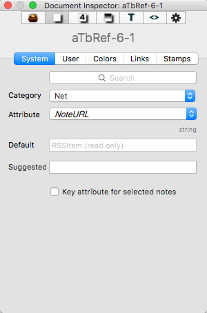 System tab