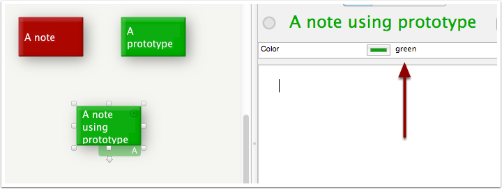 Prototype values override document defaults Prototype values override document defaults