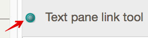 Text pane link widget Text pane link widget