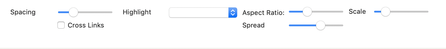 Hyperbolic view controls Hyperbolic view controls