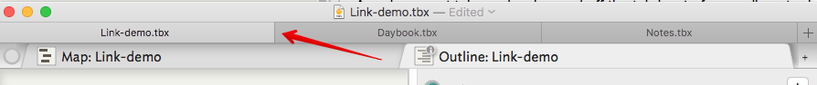 OS-level Document tab bar OS-level Document tab bar
