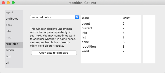 repetition tab repetition tab
