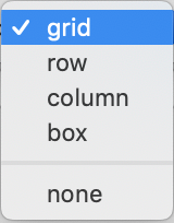 Cleanup Action pop-up list Cleanup Action pop-up list