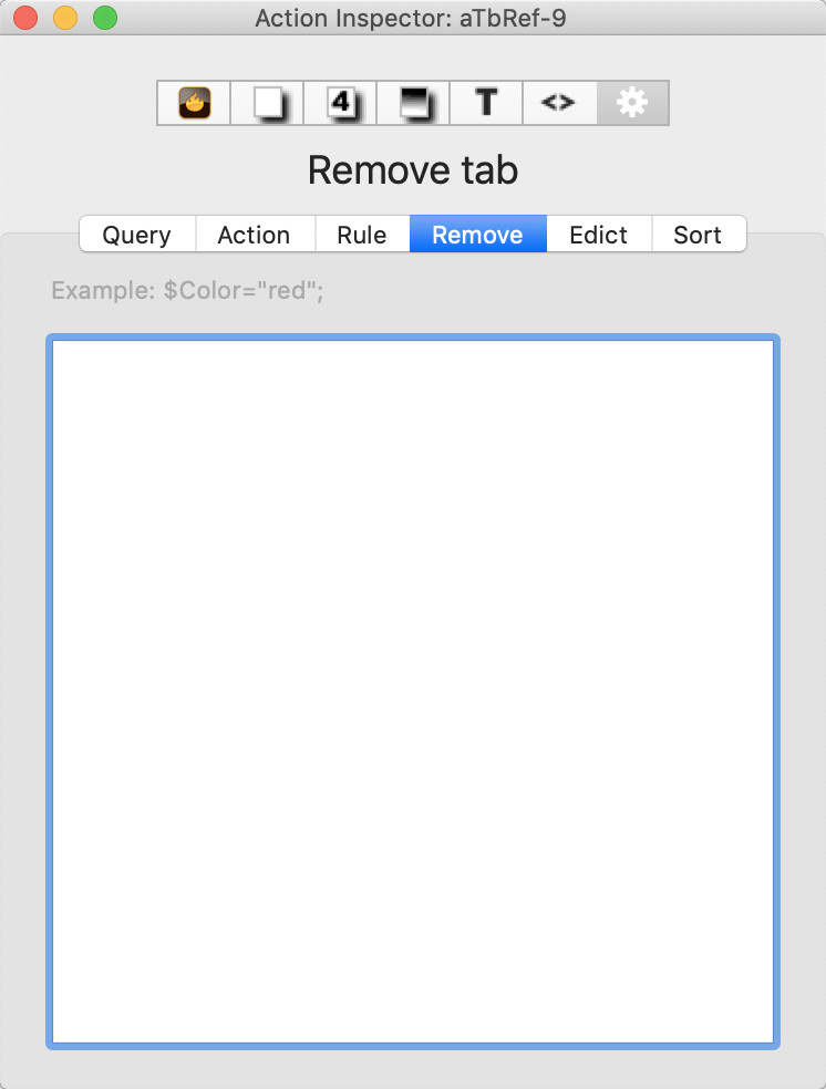 Remove tab Remove tab