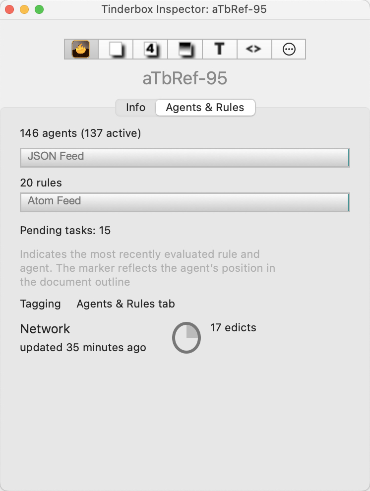 Agents & Rules tab Agents & Rules tab