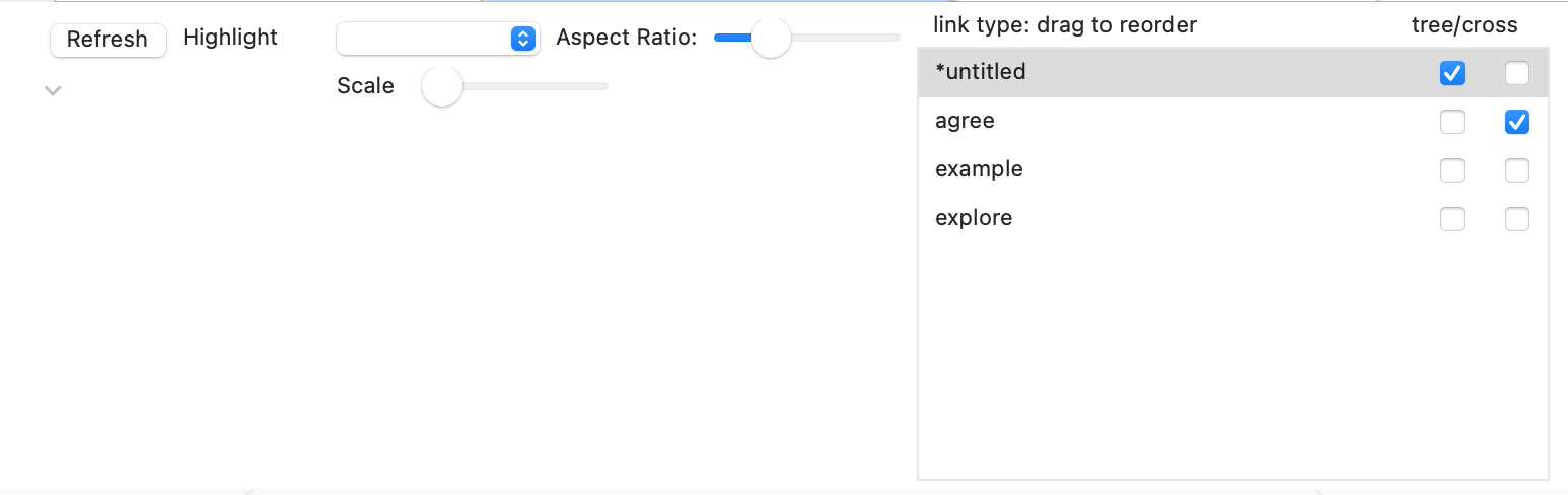 Hyperbolic view controls Hyperbolic view controls