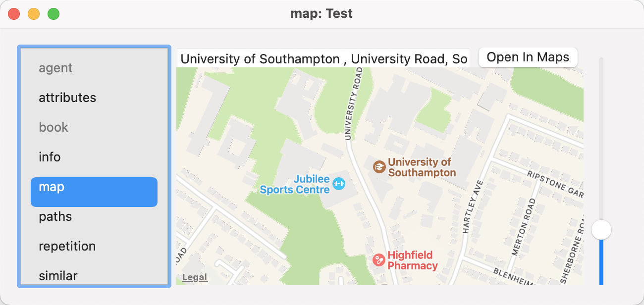 map tab map tab
